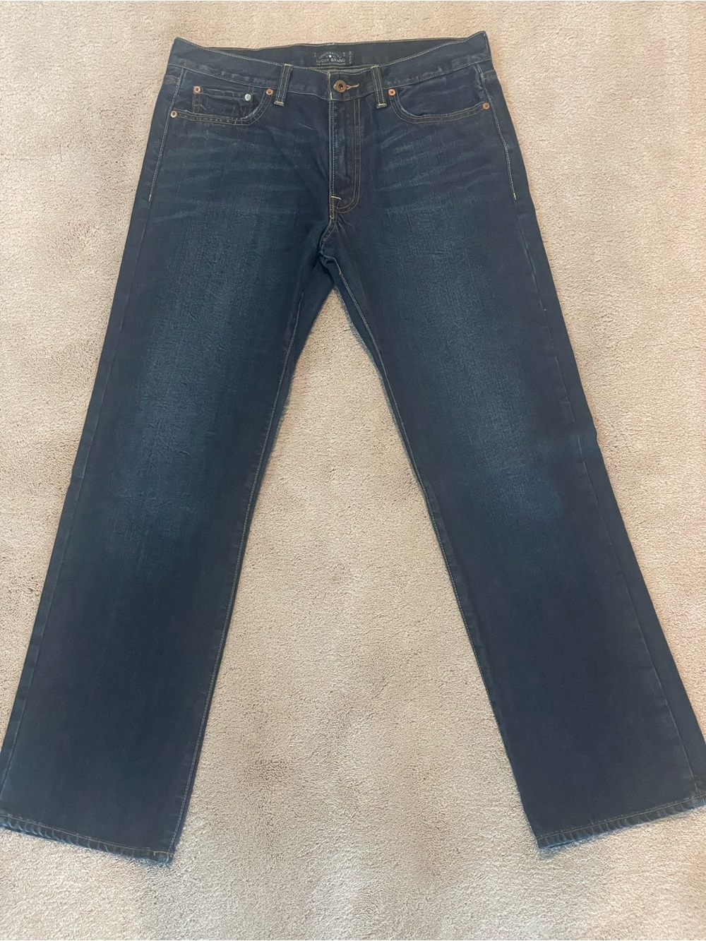 Lucky Brand Men’s 361 Vintage Straight Indigo Wash Jeans